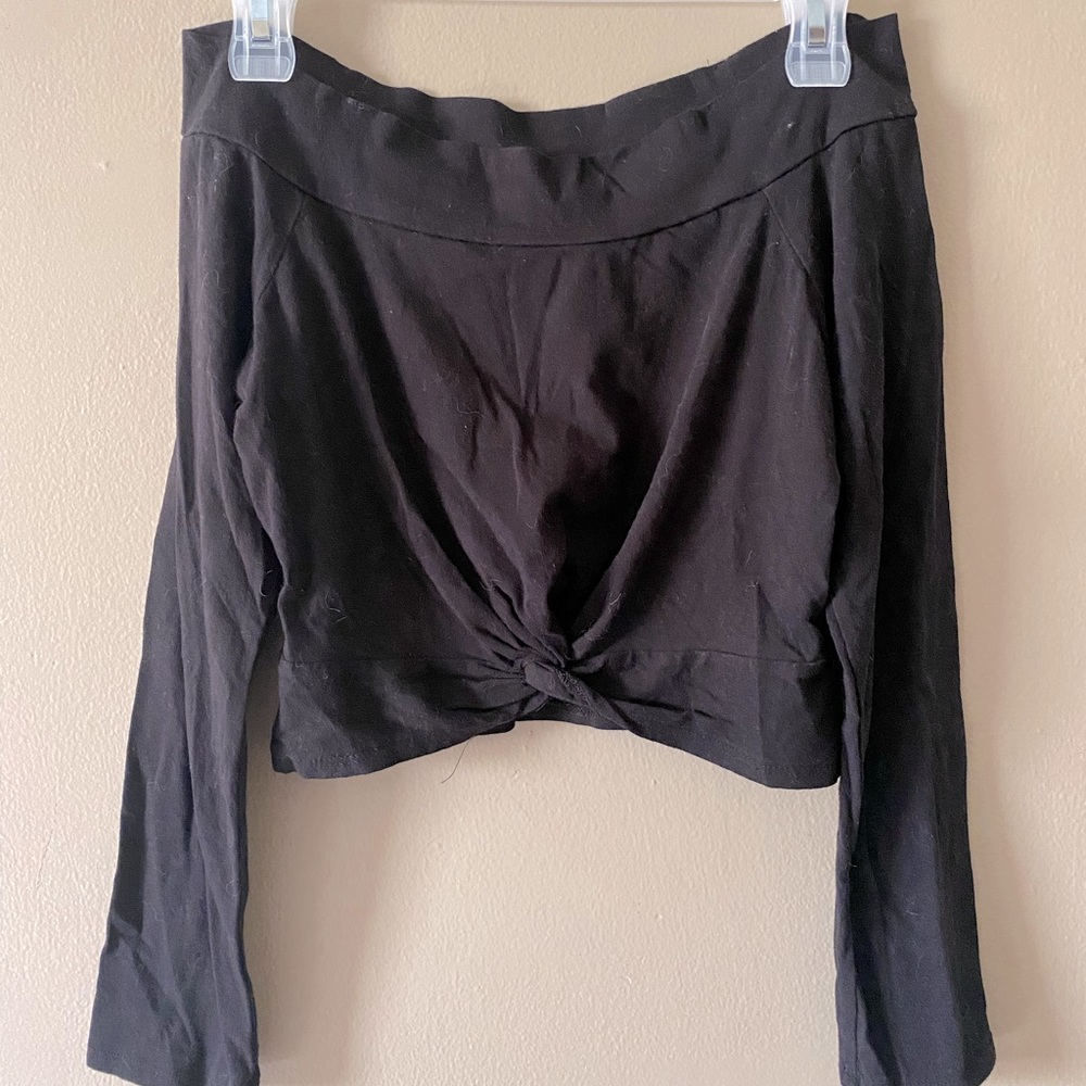 Off-Shoulder Cropped Top